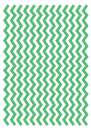 Printed Wafer Paper - Chevron Lime Green